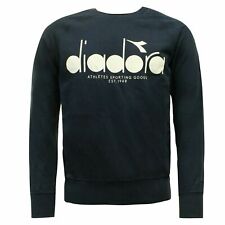 Diadora Sportswear Mens Sweatshirt Pullover Jumper Navy 502 161925 60065 A66B