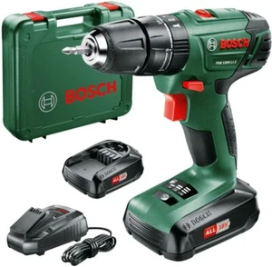 Bosch Psb 1800 Li-2 Cordless Combi Drill (2 X Batteries, 18 V System, In Case)** - Picture 1 of 7