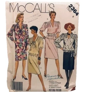 #2364 McCalls 2364, dress vintage sewing pattern size 6 - Picture 1 of 4