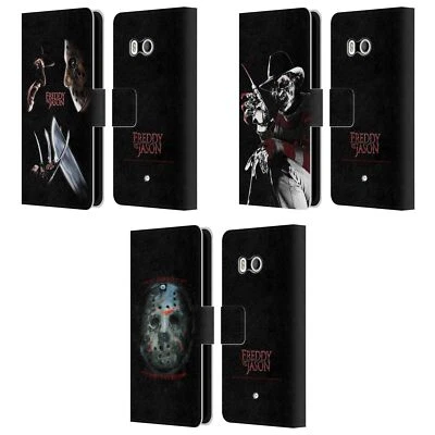 FUNDA BILLETERA LIBRO CUERO GRÁFICOS FREDDY VS. JASON OFICIAL PARA TELÉFONOS HTC 1 Foto 1 de 4