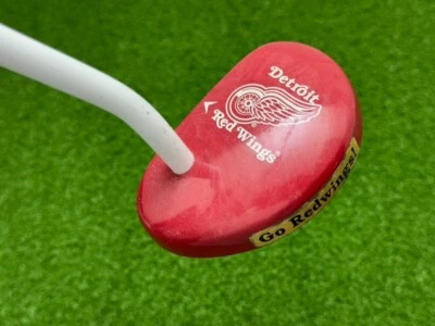 DETROIT RED WINGS Custom Golf Putter Mallet Right Handed Red/White Graphite 35" - Image 1 of 4