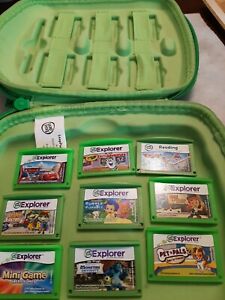 12 LEAPFROG LEAPSTER LEAP LEARNING GAMES Explorer  Untested with a free case
