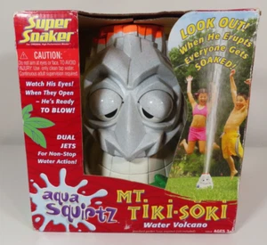 Super Soaker Mt. Aspersor Tiki-Soki Water Volcano gris Hasbro 2005 *LEER* - - Imagen 1 de 8