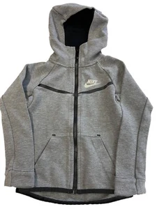 Boys NIKE Gray Full Zip Tech Fleece Hoodie Sz 4T - Picture 1 of 5