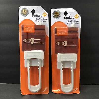Safety 1st Child Safety Double Door Cabinet Locks Lot Of 2 Sealed Double Pack • 11.99$