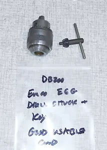 Emco Unimat DB200 M12x1 Drill Chuck E6G with Key I22X - Picture 1 of 2