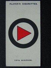 No.32 15th SCOTTISH DIVISION Army Corps & Divisional Signs WW1 John Player 1924