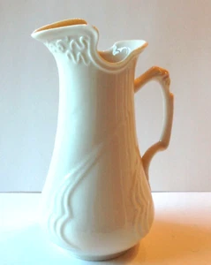 I. GODINGER & CO 7" Pitcher EMBOSSED IVORY PATTERN  Mint Condition - Picture 1 of 5