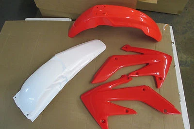 Polisport красный/белый пластиковый комплект Honda CRF250 CRF250R 2004 2005  - Изображение 1 из 3