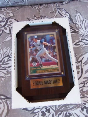 2000 TOPPS #89 EDGAR MARTINEZ MARINERS2000 MOUNTED DISPLAY CARD-NEW- - Image 1 of 3