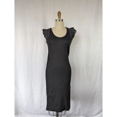 Women's The Nines By Hatch Midi Sleeveless Maternity Dress Size Medium Black NEW - Image 1 of 4