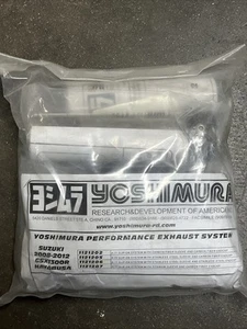 YOSHIMURA SCARICO 1121206 R-77 Slip On System con manicotto e tappo in acciaio inox - Foto 1 di 2