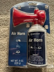 ATTWOOD AIR HORN 8 OZ BRAND NEW SEALED - Picture 1 of 2