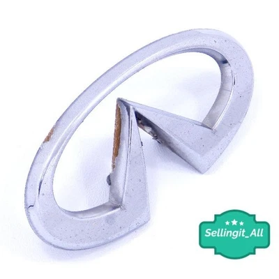 96-99 Infiniti I30 Front Grille Emblem Logo OEM 62890-40U10 Ornament Badge 97 98 - Image 1 of 2