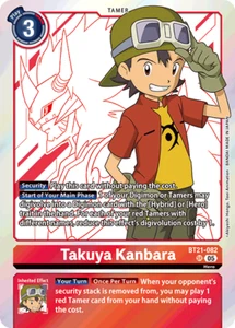 Takuya Kanbara BT21-082 SR NM World Convergence Digimon TCG - Picture 1 of 1