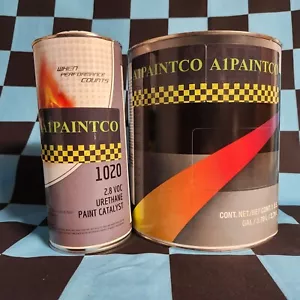 BLACK SINGLE-STAGE URETHANE KIT with Quart Hardener A1PAINTCO® Paints - Picture 1 of 1