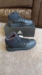 Scarpe da ginnastica uomo Adidas Hoops 2.0 Mid taglia UK 9 nuove imballate - Foto 1 di 12