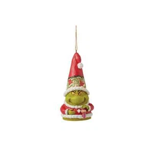 Jim Shore GRINCH GNOMO SOSTENIENDO ORNAMENTO 6012711 NUEVO - Imagen 1 de 2