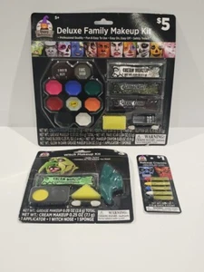 Witch Deluxe Family Makeup Kit Nose, Makeup Crayons, Blood, Applicators - Picture 1 of 4