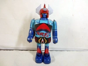 Popy Planet Robot Danguard Ace Tin Wind-Up Toy Vintage w/ Box & Accessories - Picture 1 of 2