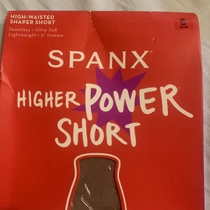 SPANX Power Shorts Large Cafe Au Lait - Shaper Short - nahtlos (offener Karton) - Bild 1 von 11