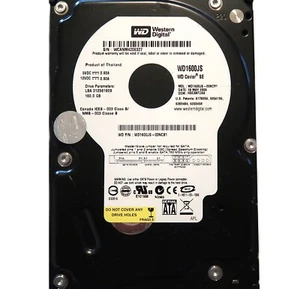 WD WD1600JS-00NCB1 HSCANTJAA (WCAN) Thailand 3,5" 160GB Sata HDD MAI/2006 - Bild 1 von 1