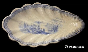 Vintage Blue Shell Dish - Picture 1 of 2