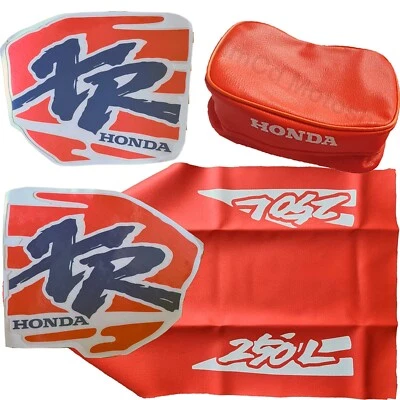 Kit funda asiento calcomanías depósito y bolsa guardabarros trasero para honda xr250l xr 250l diseño 94 Foto 1 de 4