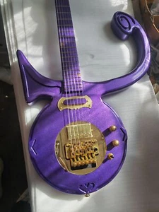 Upgrade Violet Prince Symbol Guitar Abstract Symbol Rain Guitar FR Bridge - Picture 1 of 4