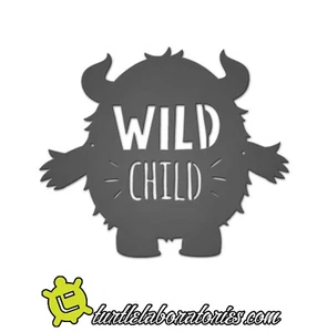 Wild Child Metal Wall Art Hanging Home Decor - Picture 1 of 1