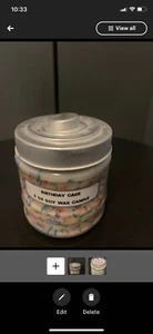 9 Oz Handcrafted Birthday Cake Candle - Picture 1 of 2