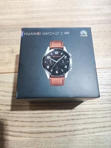 Huawei Watch Classic GT 2 46mm SmartWatch - pebble brown leather, Boxed LTN-B19 - Imagen 1 de 9