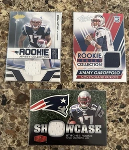NFL Patriots Trading Cards -Jersey, Rookie: Price, Garoppolo, Jackson - Bild 1 von 2