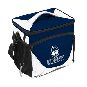 UCONN Huskies 24 Can Lunch Insulated Portable Cooler w/Carrying Strap - Picture 1 of 1