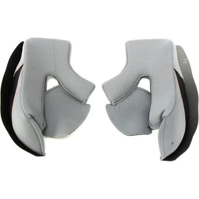 Almohadillas para mejillas grises juveniles CKX para cascos RR519Y (talla M/mediana) 511603# Foto 1 de 2