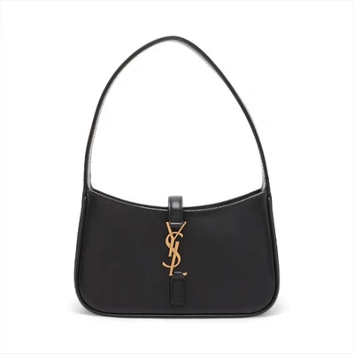 Bolso de Mano Saint Laurent Paris Mini Hobo Cuero Negro 710318 Foto 1 de 4