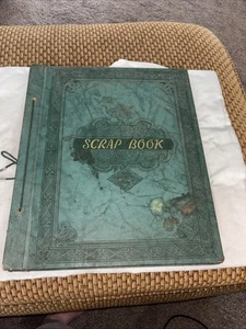 Vtg 1947  Music Scrapbook Half Full Of Prints, Photos, News Clips, Notes, Cards - Picture 1 of 22