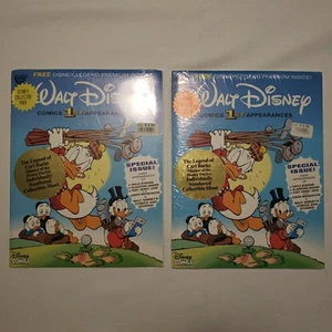 2 Walt Disney Comics 1. Auftritt - Donald & Scrooge #'s 1 & 2 - NOCH VERSIEGELT! - Bild 1 von 9