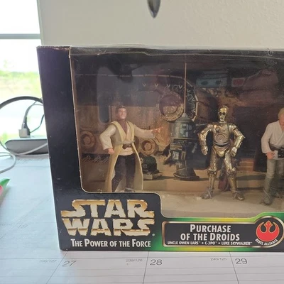 Kenner Star Wars POTF Escena de Cine Compra de los Droides 3.75" Conjunto de Figuras Nuevo Foto 1 de 4
