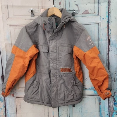 Burton Kids' Gray and Orange Snowboard Ski Jacket - Image 1 of 4
