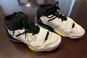 Scarpe da basket uomo Nike Jordan Zion 2 taglia 10 bianco nero verde DO9161 107 - Foto 1 di 11