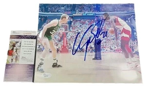 autograph auto signed 8x10 photo COA JSA DOMINIQUE WILKINS NBA BASKETBALL HOOP - Picture 1 of 6