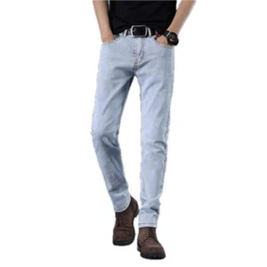Men's Casual Fashion Stretch Dress Pants Korean Slim Fit Ankle Length Trousers L - Picture 1 of 24