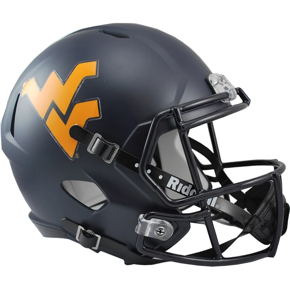 West Virginia Mountaineers Riddell Speed Full Size Replica Football Helmet
