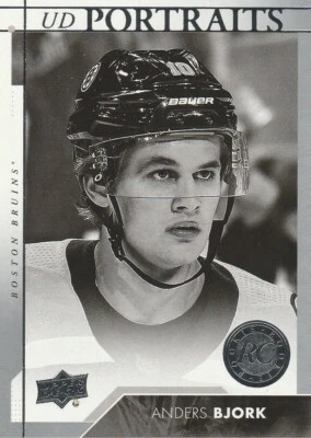 2017-18 Upper Deck UD Portraits #P101 Anders Bjork - Image 1 of 3