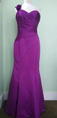 Vestido formal de coquetel DaVinci tamanho 12 roxo berinjela 💜 - Imagem 1 de 4