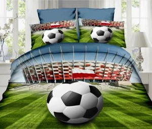 3D Sport Football Bedding Set Duvet Cover Pillowcase Single UK XMAS GIFT - Picture 1 of 1