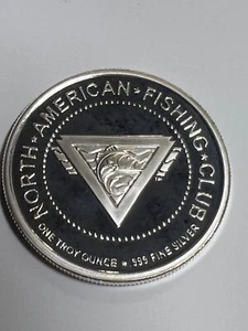 North American Fishing Club Striped Bass .999 Silber PP 1oz Grand Slam - schön - Bild 1 von 4