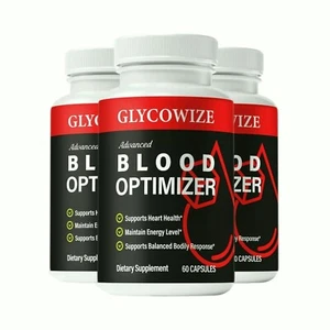 3-Pack Glycowize Blood Optimizer - Glyco Wize Blood Support Pills (180 Capsules) - Picture 1 of 5