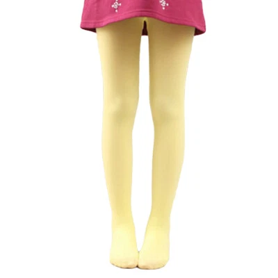 Medias elásticas suaves para niños niñas niños pantimedias color liso pantalones de baile medias Foto 1 de 3